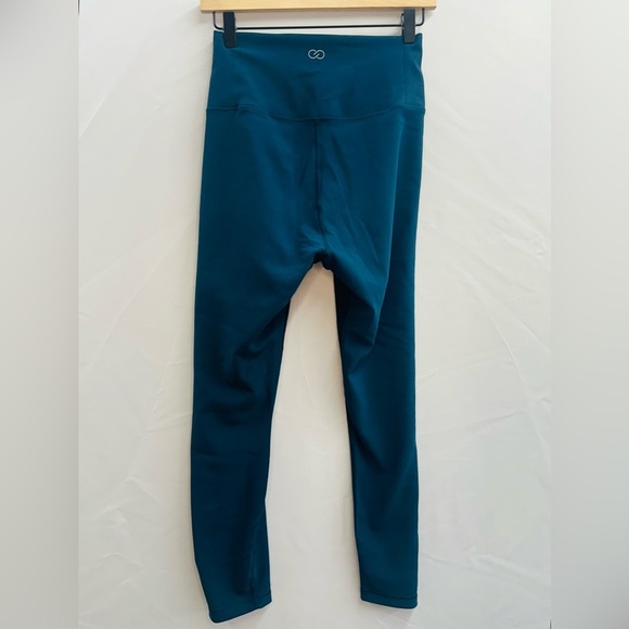 CALIA by Carrie Underwood Dark Teal High Waist Ribbed Workout 7/8 Leggings, XXL - Picture 2 of 8
